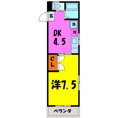 キモトビル（高崎市請地町）の物件間取画像